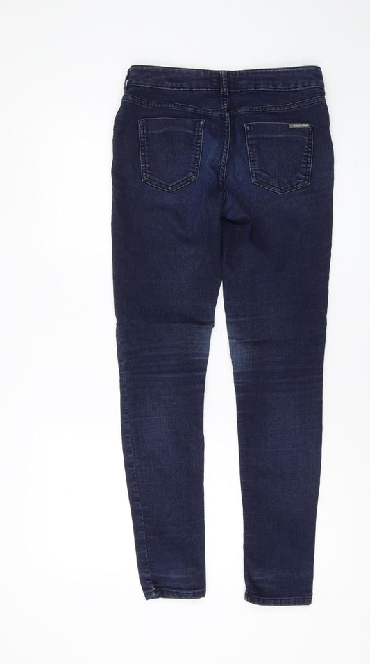 Womens UK Size 8R Unknown Regular Fit Skinny Blue Jeans