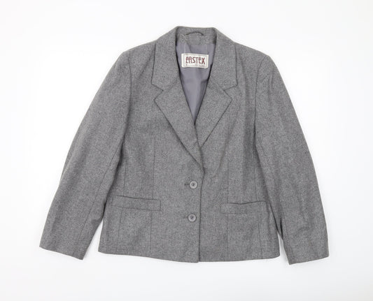 Womens UK Size 12 Eastex Grey Basic Jacket