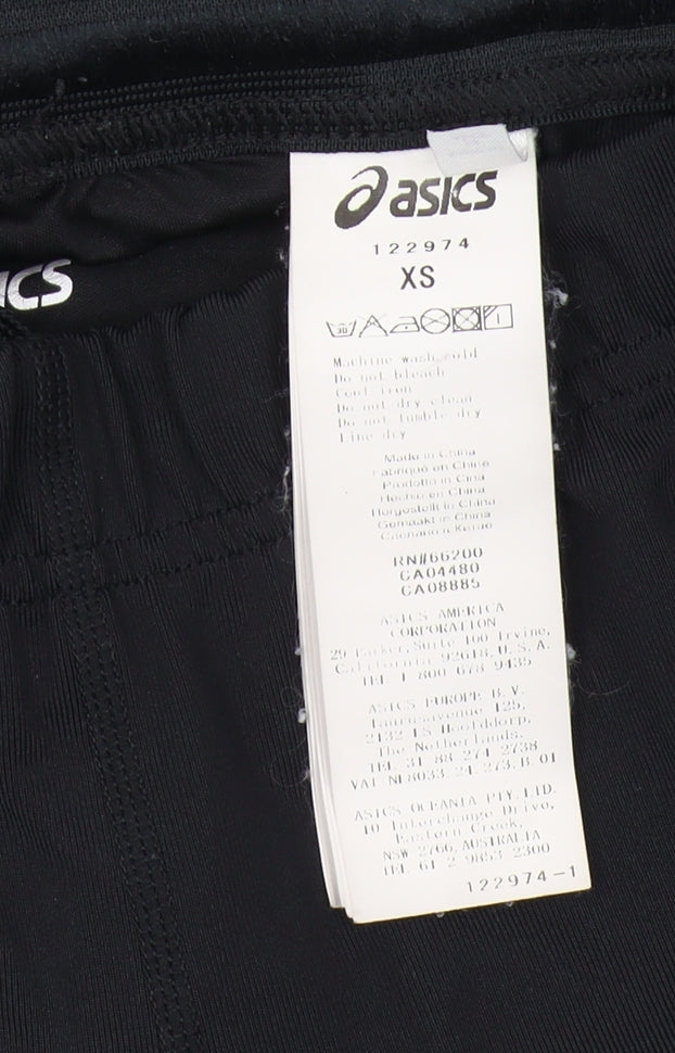 Asics Women's Black and Blue XS Compression Leggings