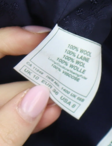 Womens UK Size 10 Laura Ashley Regular Blue Blazer