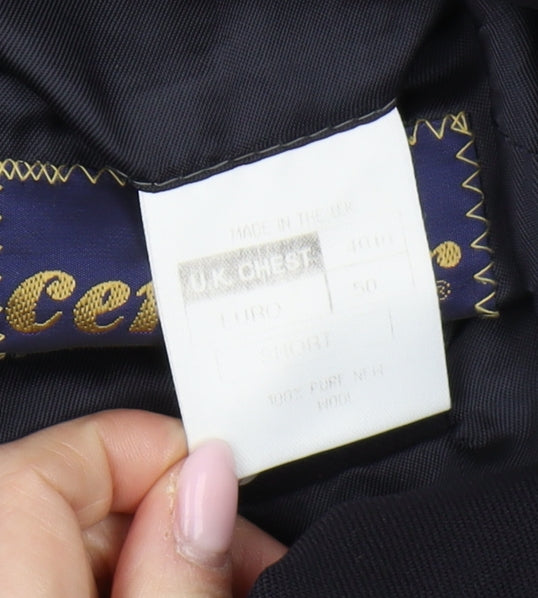 Mens UK Size 40 Centaur Regular Blue Suit Jacket