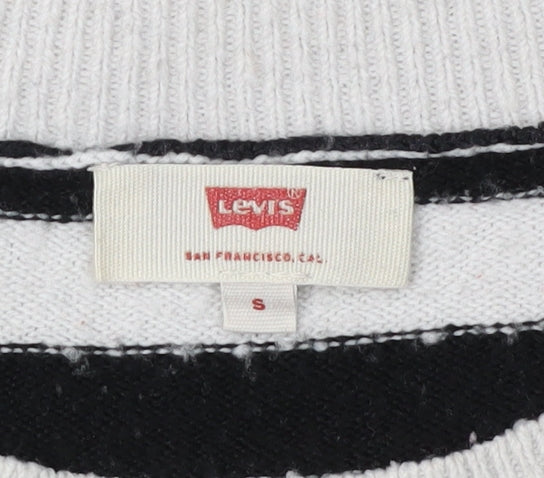 Womens UK Size S Levi's Black Pullover Jumper