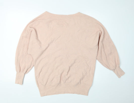 Womens UK Size M Phase Eight Beige Pullover Jumper