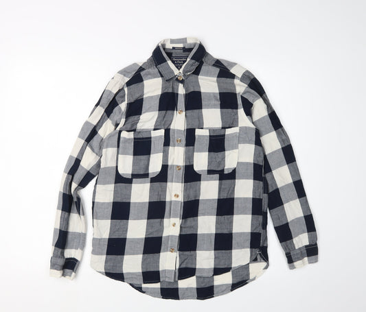 Womens UK Size XS Abercrombie & Fitch Multicoloured Basic Classic Button-Up