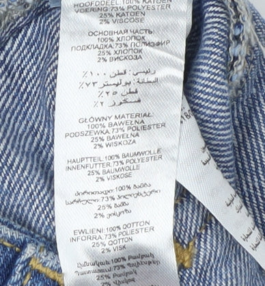 New Look Women's Blue Denim Skirt, Size 8