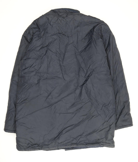 Mens UK Size XL DRI Quality Clothing Black Puffer Jacket