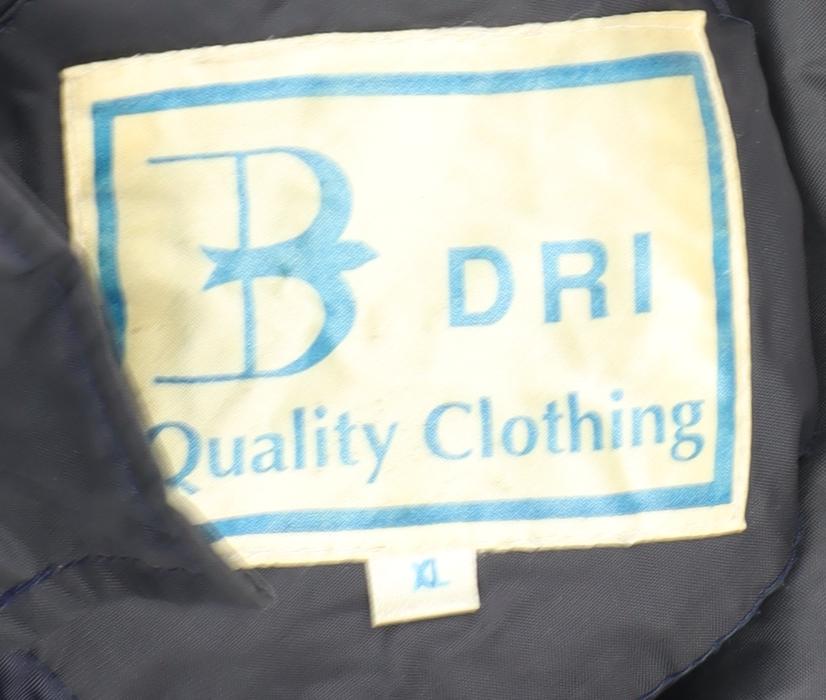 Mens UK Size XL DRI Quality Clothing Black Puffer Jacket