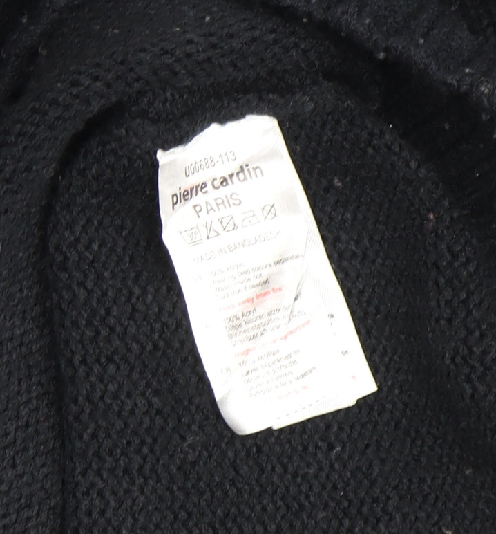 Pierre Cardin Men's Black Full Zip Jumper XL