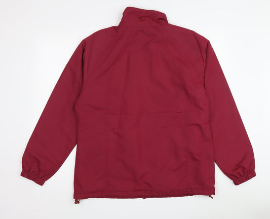 Womens UK Size 10 Mountain Essentials Red Basic Jacket