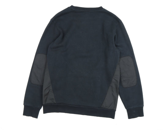 Adidas Men's Black Pullover Logo Sweatshirt M