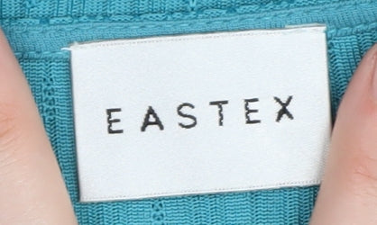 Womens UK Size 14 Eastex Blue T-Shirt