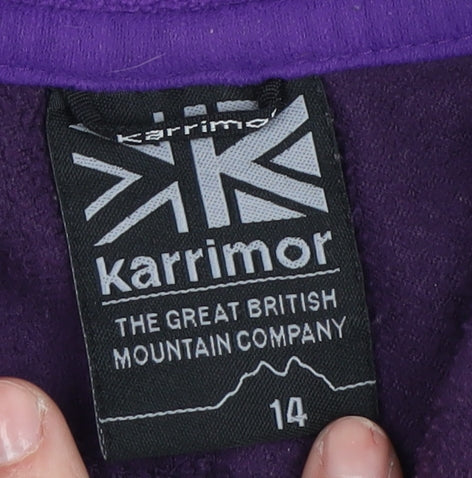 Karrimor Women's Purple Pullover Sweatshirt, Size 14