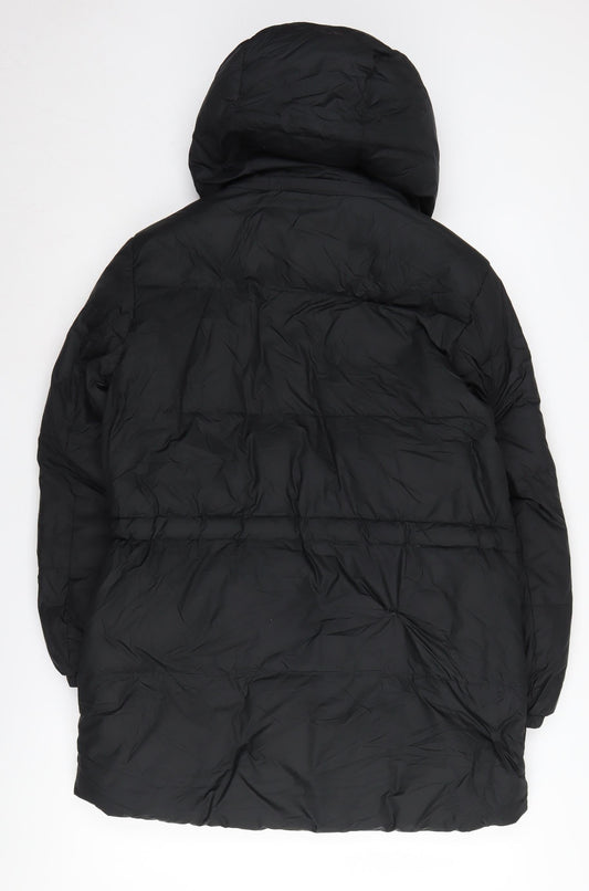 Womens UK Size 10 Marks and Spencer Black Puffer Jacket