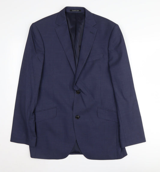 Mens UK Size 40 Austin Reed Regular Blue Suit Jacket
