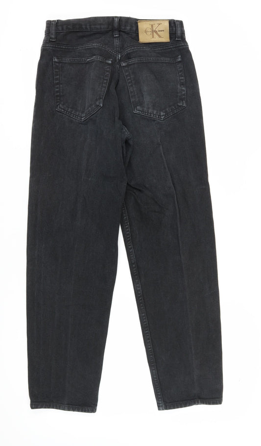 Calvin Klein Women's Black Jeans Size L Dark Wash