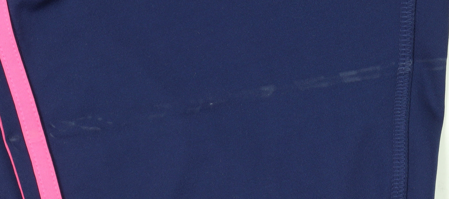 Adidas Women's Blue Ankle Gym Skinny Trousers Size S