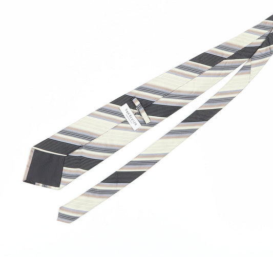 Van Heusen Men's Multicoloured Striped Silk Tie