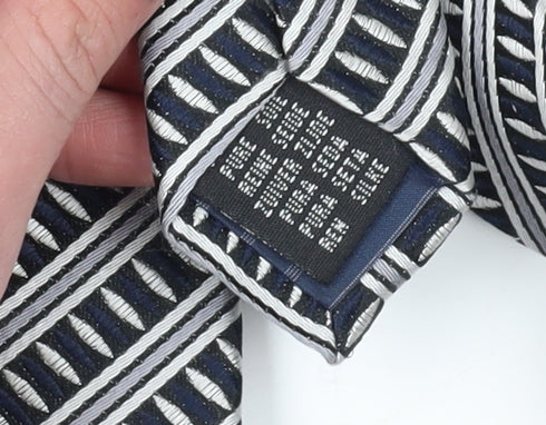 Mens Daniel Hechter Multicoloured Geometric 100 Slim Tie