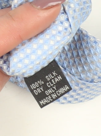 Ports of Call Jeff Banks Men's Blue Silk Tie