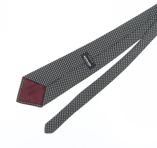 Austin Reed Men's Black Geometric Polyester Tie