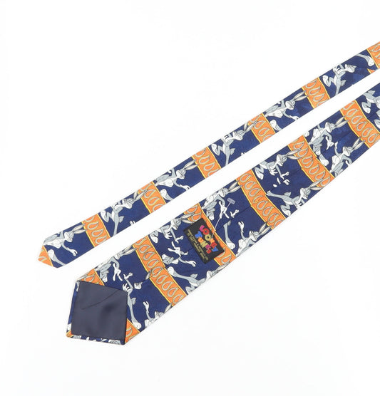 Looney Tunes Men's Blue Cartoon Tie, Bugs Bunny, Vintage