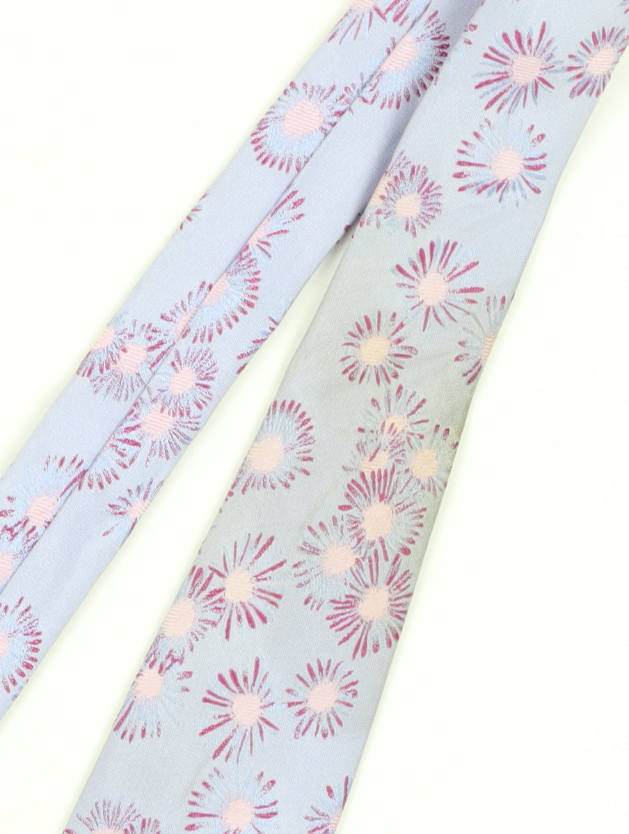 T.M.Lewin Men's Silk Floral Tie - Multicoloured, One Size