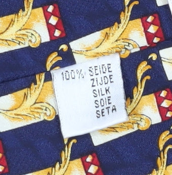 Mens Van Heusen Multicoloured Geometric 100% Silk Tie