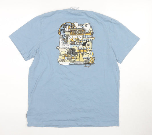 TOG24 Men's Blue Graphic T-Shirt Size M