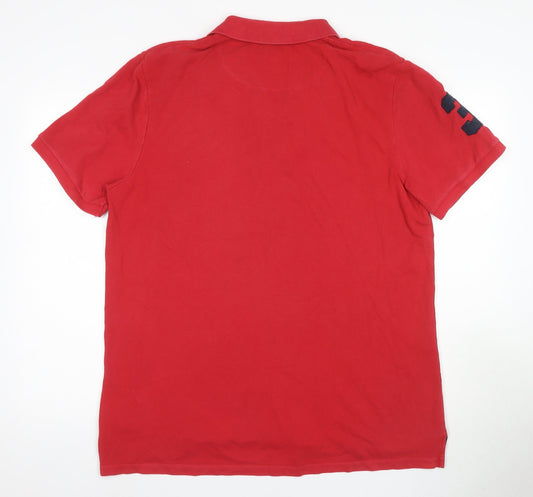 U.S. Polo Assn. Men's Red XL Regular Fit Polo