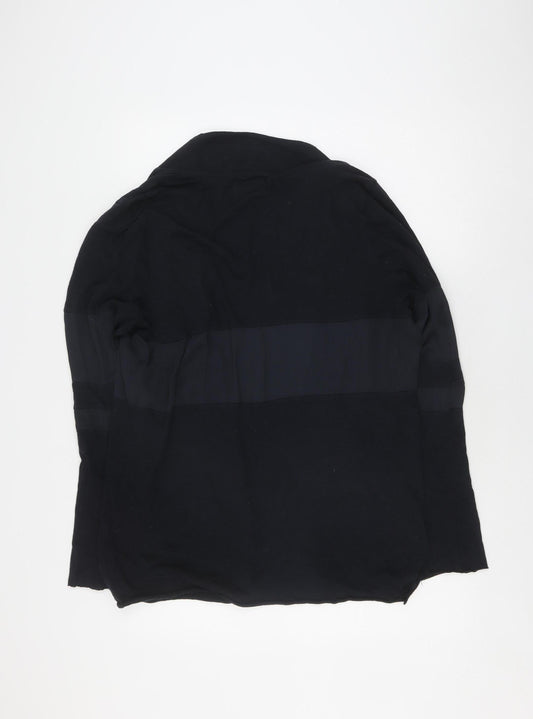 Zara Man Black Cardigan - Men's XL - Wool Blend