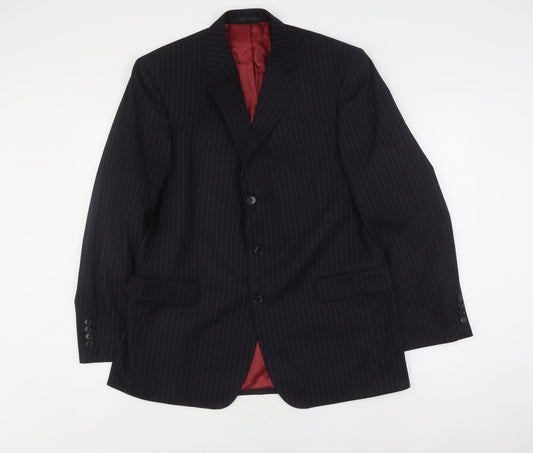 Mens UK Size 42 Austin Reed Regular Black Suit Jacket