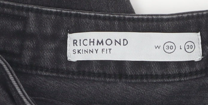Richmond Women's Black Skinny Fit Jeans W 30 L 30