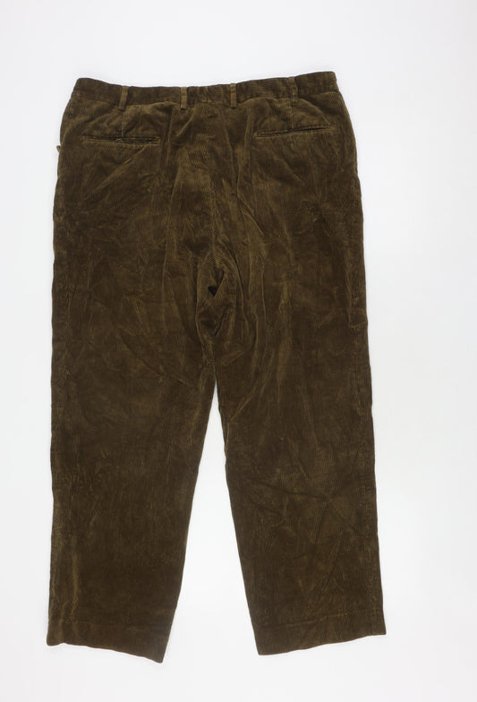 Rhodes-Wood Men's Brown Corduroy Trousers 38R