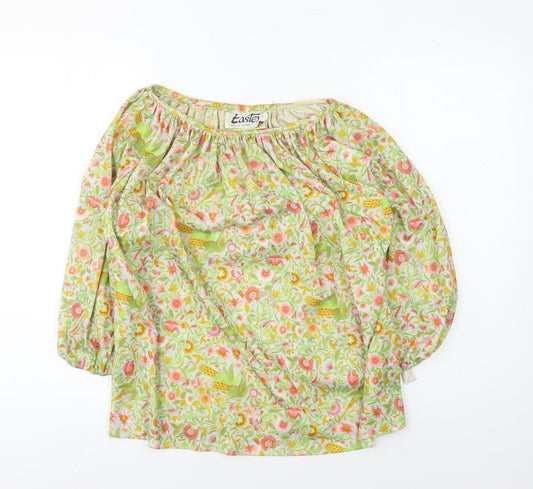 Womens UK Size 16 Eastex Multicoloured Tunic Blouse