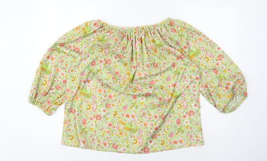 Womens UK Size 16 Eastex Multicoloured Tunic Blouse