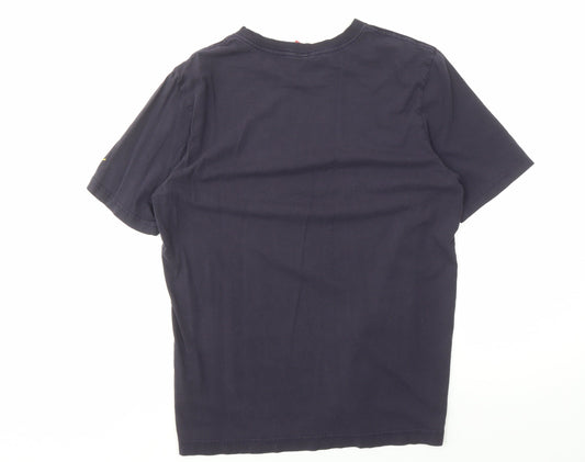 Puma Men’s Black Logo T-Shirt, S, Graphic Print