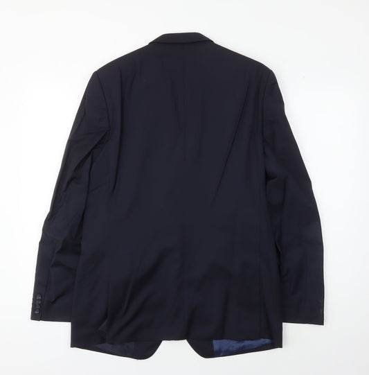 Mens UK Size 40 Van Gils Regular Blue Suit Jacket