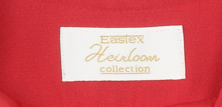Eastex Women's Red Suit Jacket Size 18 Classic Fit