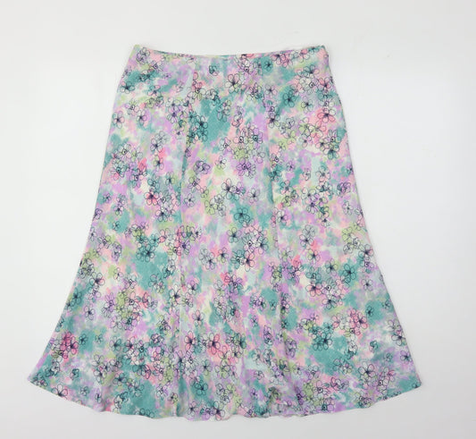 Additional front view of Honor Millburn Women's Multicoloured A-Line Skirt