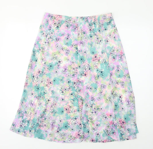 Honor Millburn Women's Multicoloured A-Line Skirt