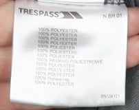 Trespass Men's Black 1/2 Zip Fleece Sweatshirt L