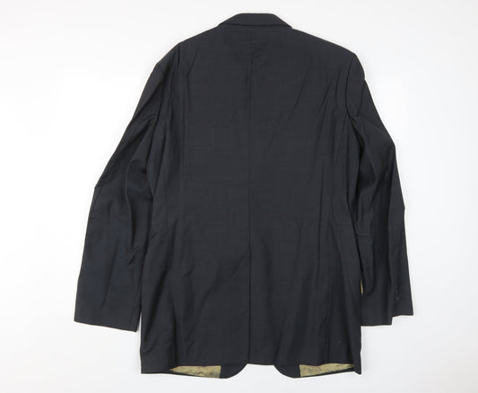 Mens UK Size 38 Ben Sherman Regular Black Suit Jacket