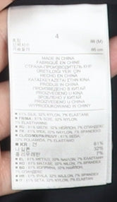 Banana Republic Women's Black Blouse, Size 4, Sleeveless Ruffle