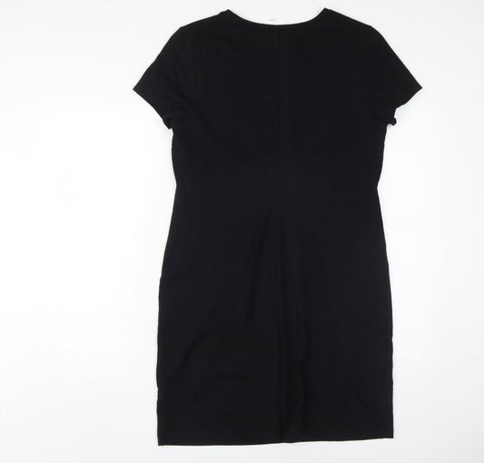 Old Navy Women's Black T-Shirt Dress L