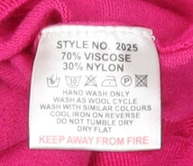 Autonomy Women's Pink Beaded Pullover Jumper M