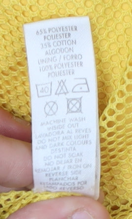 Unisex Adults UK Size 2XS St Bernard Yellow Parka Coat
