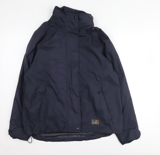 Womens UK Size XS Arctic Storm Blue Rain Coat