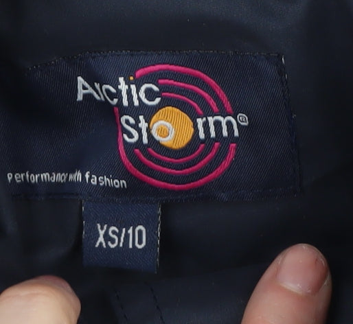 Arctic Storm Women's Blue XS Rain Coat Jacket