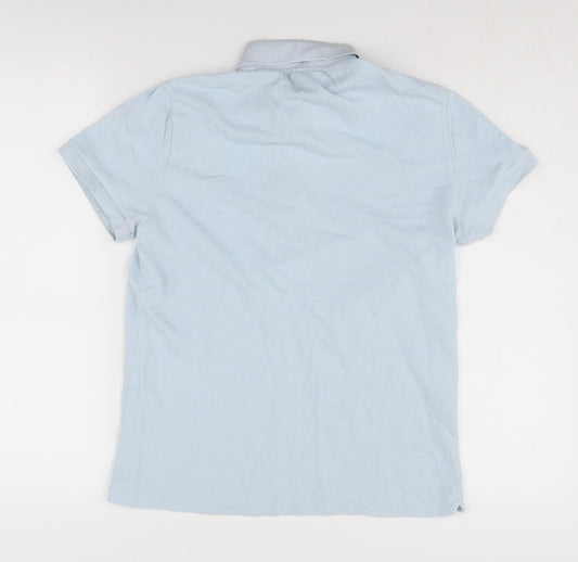 Lacoste Men's Blue Slim Fit Polo Shirt S