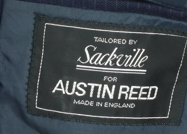 Austin Reed Men's Black Striped Blazer 38R Regular Fit